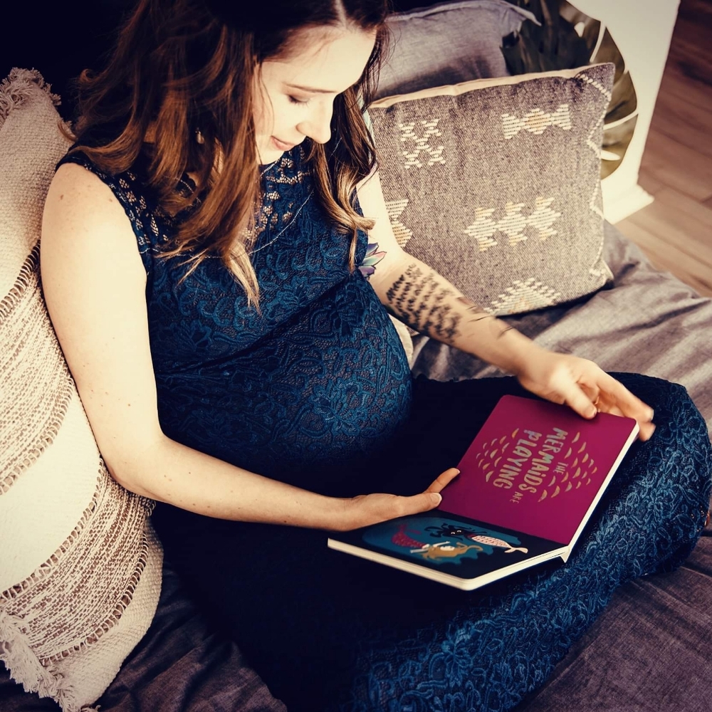 Lace Maternity Photoshoot Dress